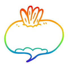 rainbow gradient line drawing cartoon swede