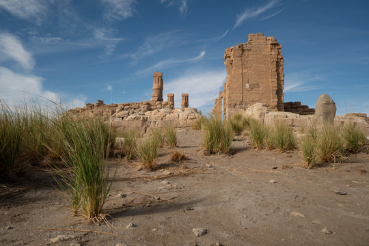 Egyptian Soleb Temple in the Nubian area of the Sudan