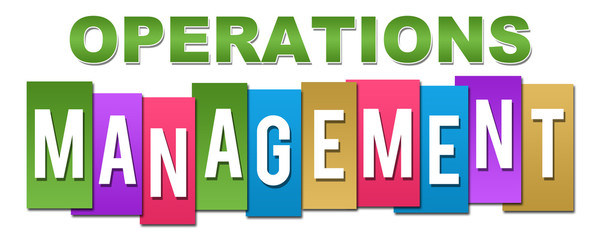 Operations Management Professional Colorful 