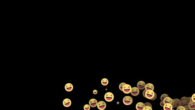 facebook reaction background with alpha channel