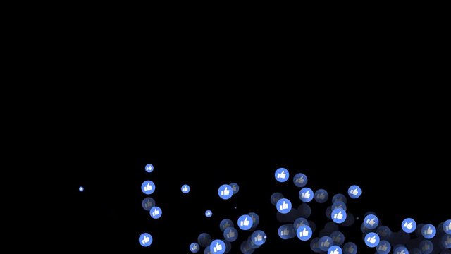 facebook reaction background with alpha channel