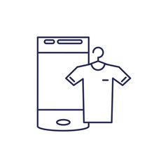 smartphone device with shirt male