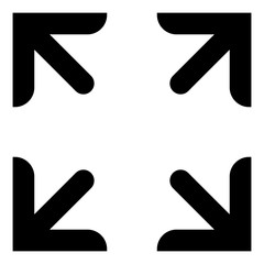 Modern and solid full screen icon for your design. Vector illustration.