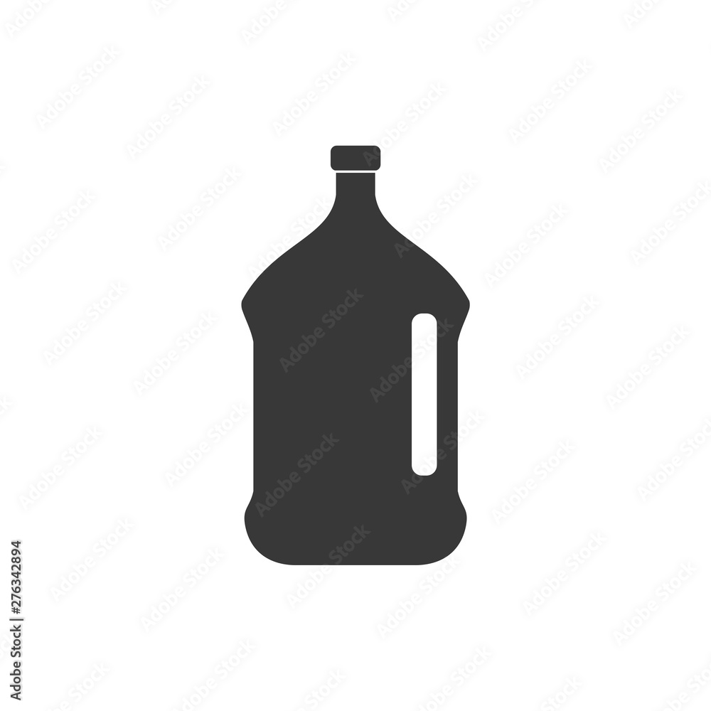 Poster bottle icon symbol template black color editable. simple logo vector illustration for graphic and we
