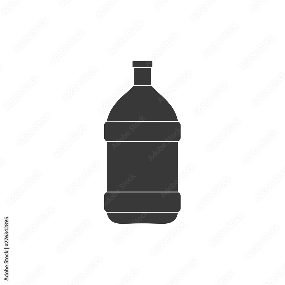 Poster bottle icon symbol template black color editable. simple logo vector illustration for graphic and we