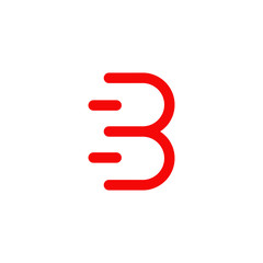 B letter logo design vector template