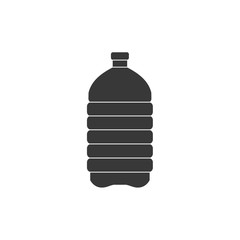 bottle icon symbol template black color editable. simple logo vector illustration for graphic and web design.