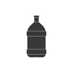 bottle icon symbol template black color editable. simple logo vector illustration for graphic and web design.