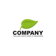 Leaf icon logo design inspiration vector template