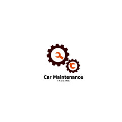 Car maintenance Logo Vector