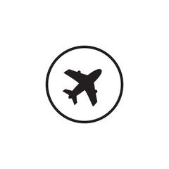 Airplane icon vector design Logo Template