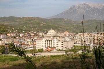 Obraz premium Universität in Korça, Albanien