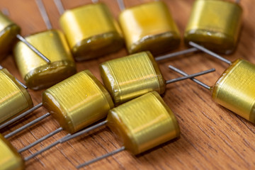 Electronic components, Lots of Polyester film capacitors