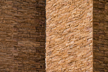Brick pole with another shade brick texture pattern.