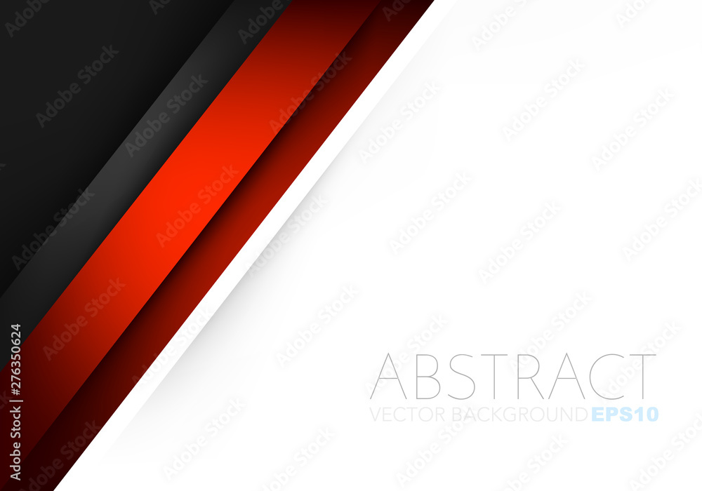 Poster red vector red background with ribbon