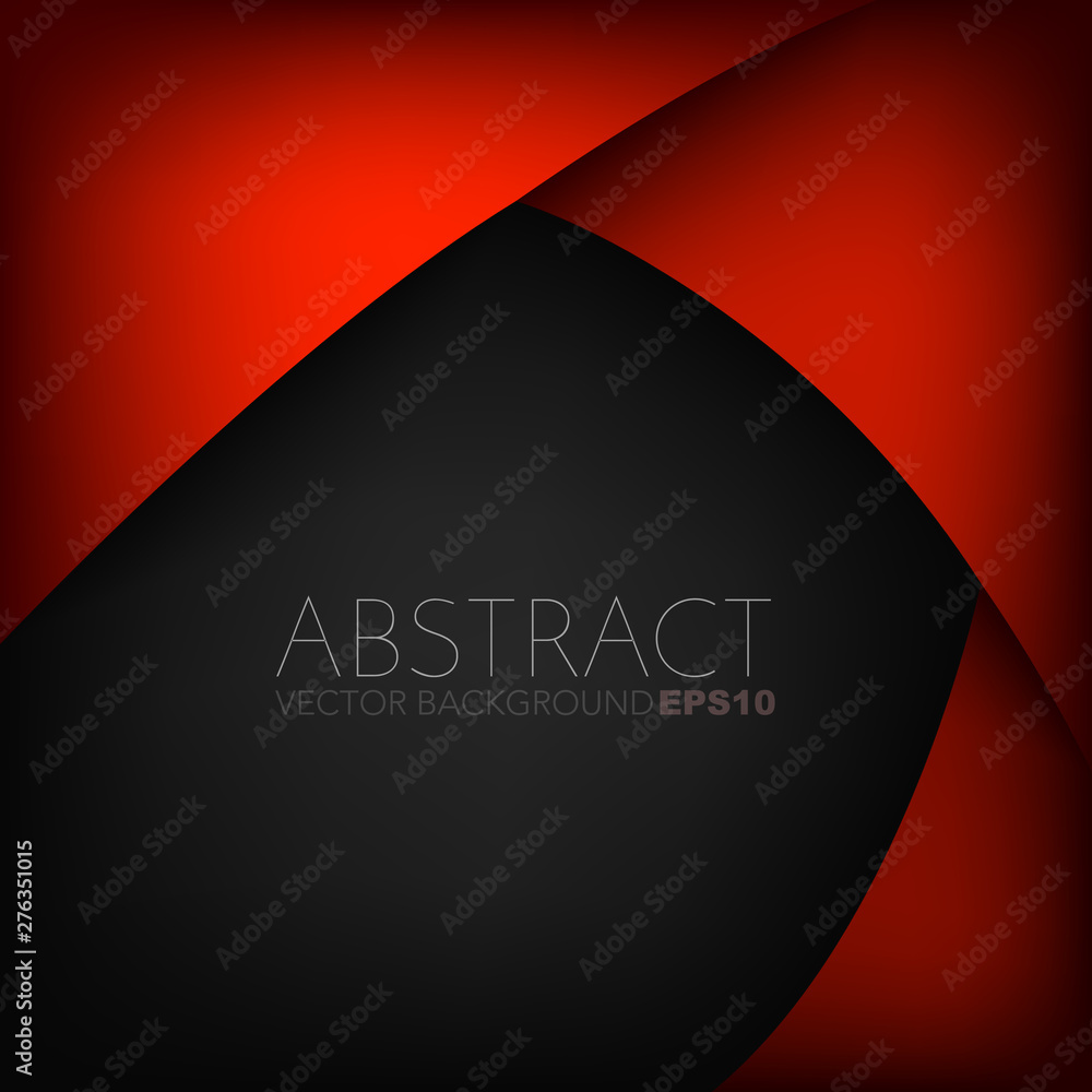 Poster red vector abstract background with copy space for your text
