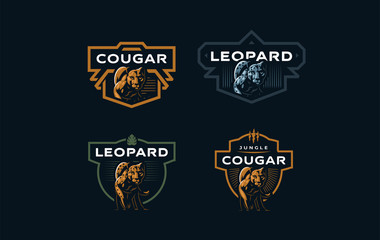 The image of a cougar or panther.