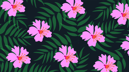 seamless pattern with flowers