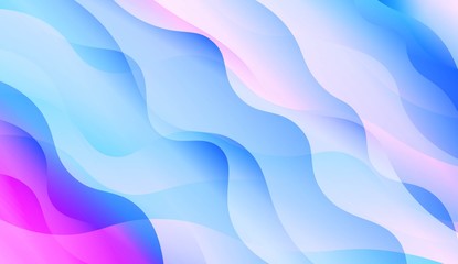 Futuristic Color Design Geometric Wave Shape, Lines. For Your Design Wallpapers Presentation. Vector Illustration with Color Gradient.
