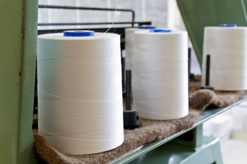 Machine for stitching book pages. Elements of the machine.