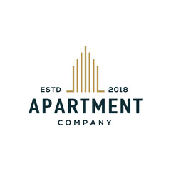 Building logo design vector.