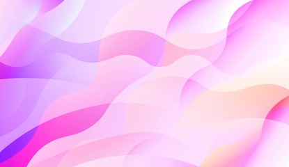 Blurred Decorative Design In Abstract Style With Wave, Curve Lines. Blur Pastel Color Smoke gradient Background. For Your Graphic Wallpaper, Cover Book, Banner. Vector Illustration.