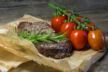 Grilled steak