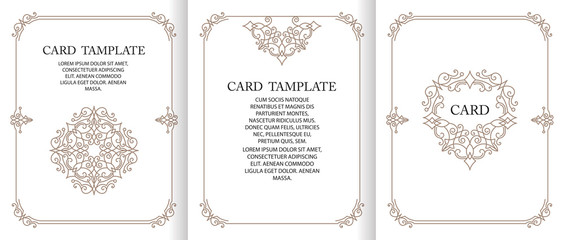 Vector decorative frame or birthday and greeting card, wedding invitation.