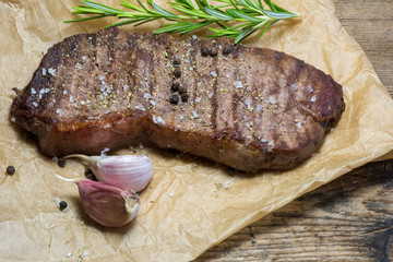 Grilled steak