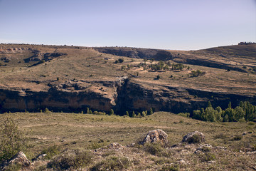 Panoramic of the sickles of the Duraton River