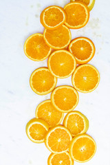 Fototapeta na wymiar Orange Slices