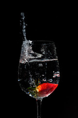 Eclaboussures fraise