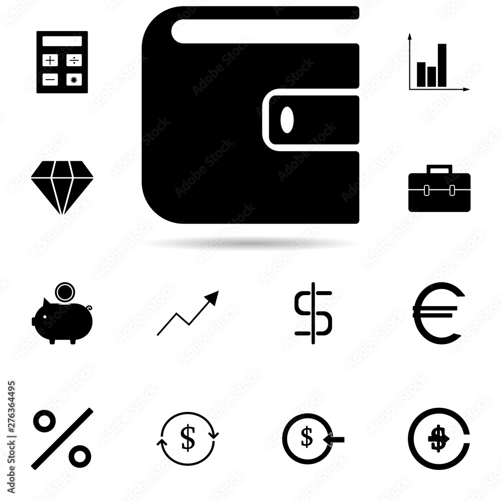 Poster purse icon. universal set of banking for website design and development, app development
