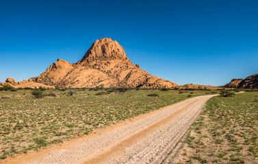 Spitzkoppe, unique rock formation in Damaraland, Namibia