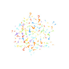 Question marks Quiz doubt survey faq public poll.