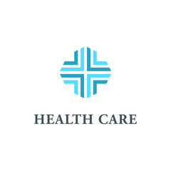 Fototapeta na wymiar Modern Health Care Business Logo for Hospital Medical Clinic with High End look