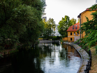 Fototapeta na wymiar River in Bydgoszcz