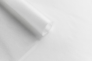 roll of plastic bubbles packaging. the concept of safe packaging, delivery and packaging materials