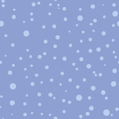 Polka dot pattern Lilac-blue color