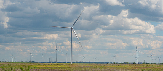 Wind generator engines in the country - travel photography