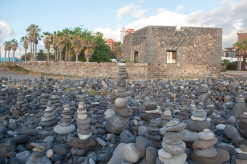 Stone garden at Puerto de la Cruz, Tenerife. Canary Islands. Spain.