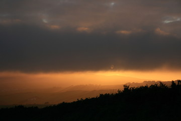 Fototapeta na wymiar Sunset Aberdaron