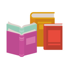 book of school with white background