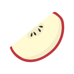 Isolated apple fruit design vector illustrator