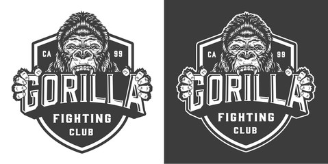 Vintage fight club emblem © DGIM studio