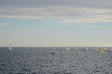 Obraz premium panoramic landscape of the costa brava. catalonia. 