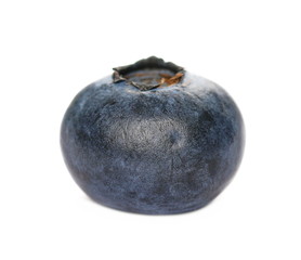 Blueberries macro isolated on white background