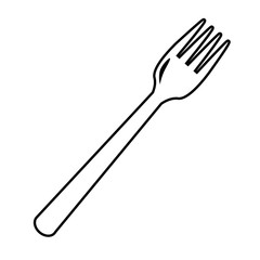 Isolated fork design vector illustrator
