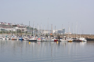 Fototapeta premium Mały port jachtów rybackich