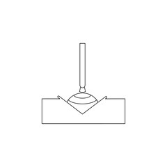 laser surgery illustration icon. optometry icons universal set for web and mobile